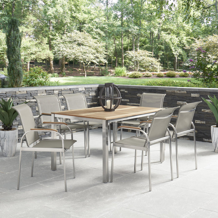 Aruba 7 Piece Outdoor Dining Set by homestyles