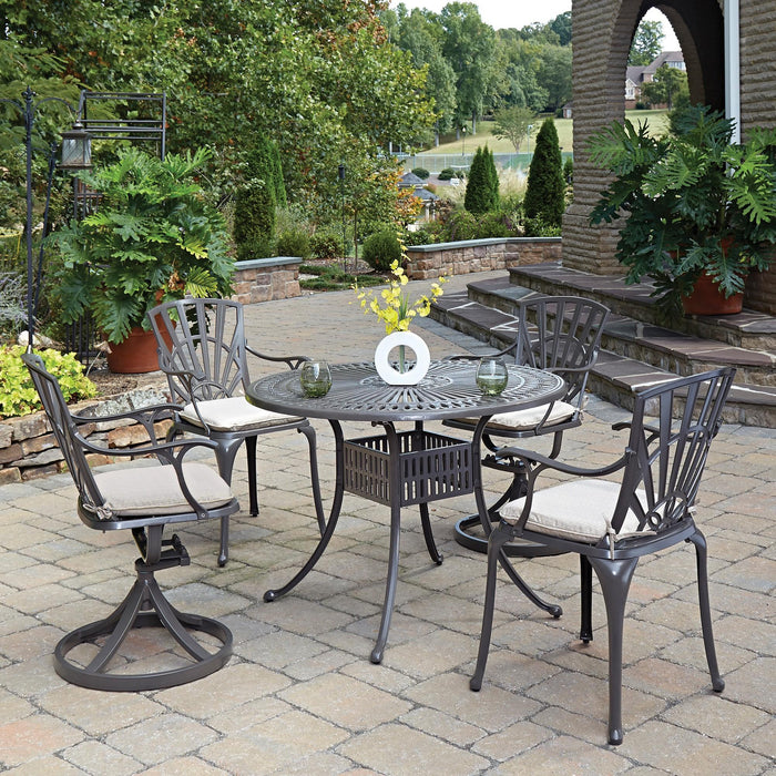 6661-3058C Grenada 5 Piece Outdoor Dining Set by homestyles