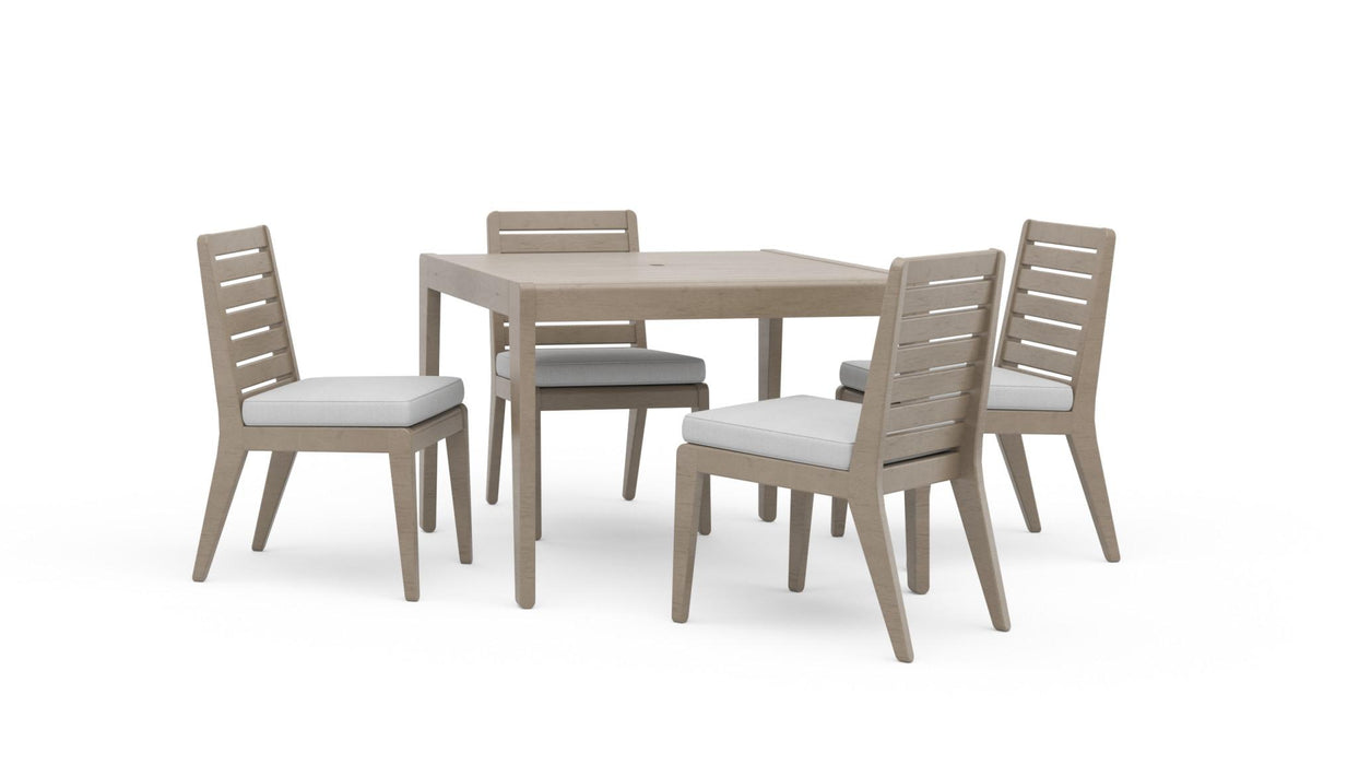Sustain Outdoor Dining Table and Four Chairs by homestyles