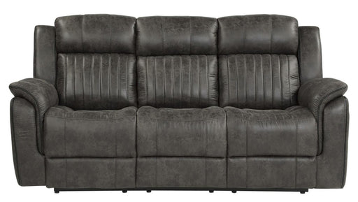 Homelegance Furniture Centeroak Double Reclining Sofa in Gray 9479BRG-3 image