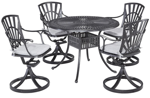 6660-305C Grenada 5 Piece Outdoor Dining Set by homestyles image