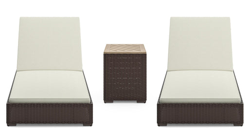 Palm Springs Outdoor Chaise Lounge Pair and Side Table by homestyles image