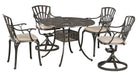 6661-3058C Grenada 5 Piece Outdoor Dining Set by homestyles image