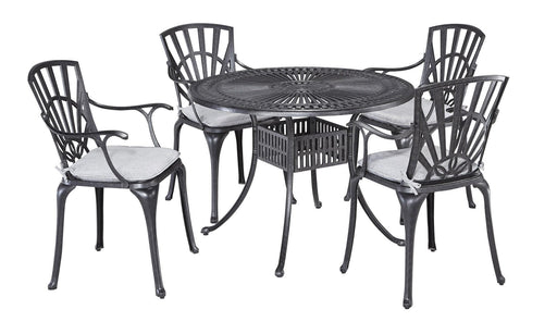 6660-308C Grenada 5 Piece Outdoor Dining Set by homestyles image
