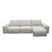 Jazz Modular 3-Seater Chaise Sectional with Adjustable Backrests in Light Brown Fabric by Diamond Sofa image