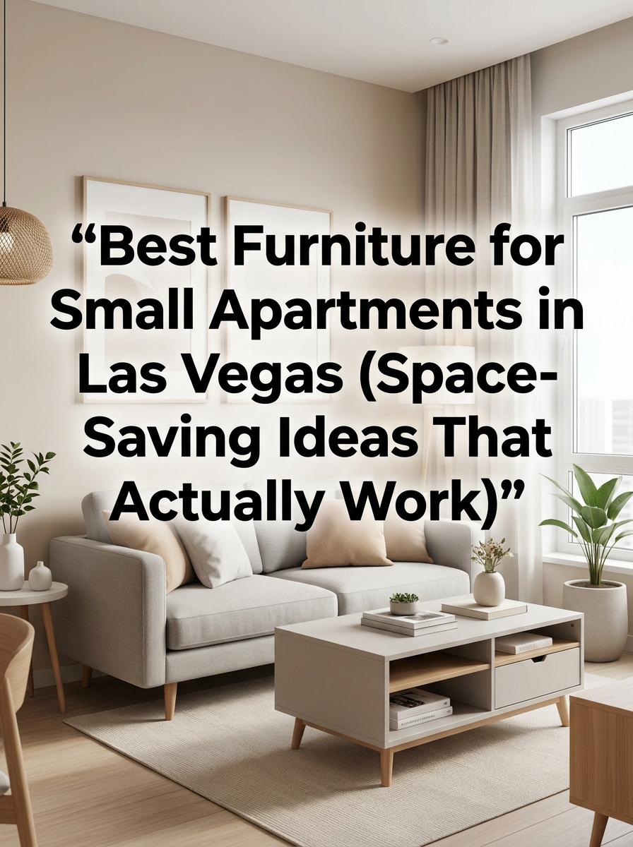 Best Furniture for Small Apartments in Las Vegas (Space-Saving Ideas That Actually Work)