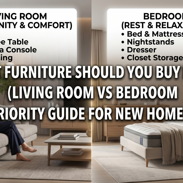 What Furniture Should You Buy First? (Living Room vs Bedroom Priority Guide for New Homes)
