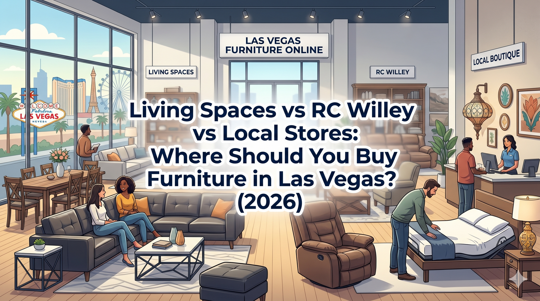 Living Spaces vs RC Willey vs Local Stores: Where Should You Buy Furniture in Las Vegas? (2026)