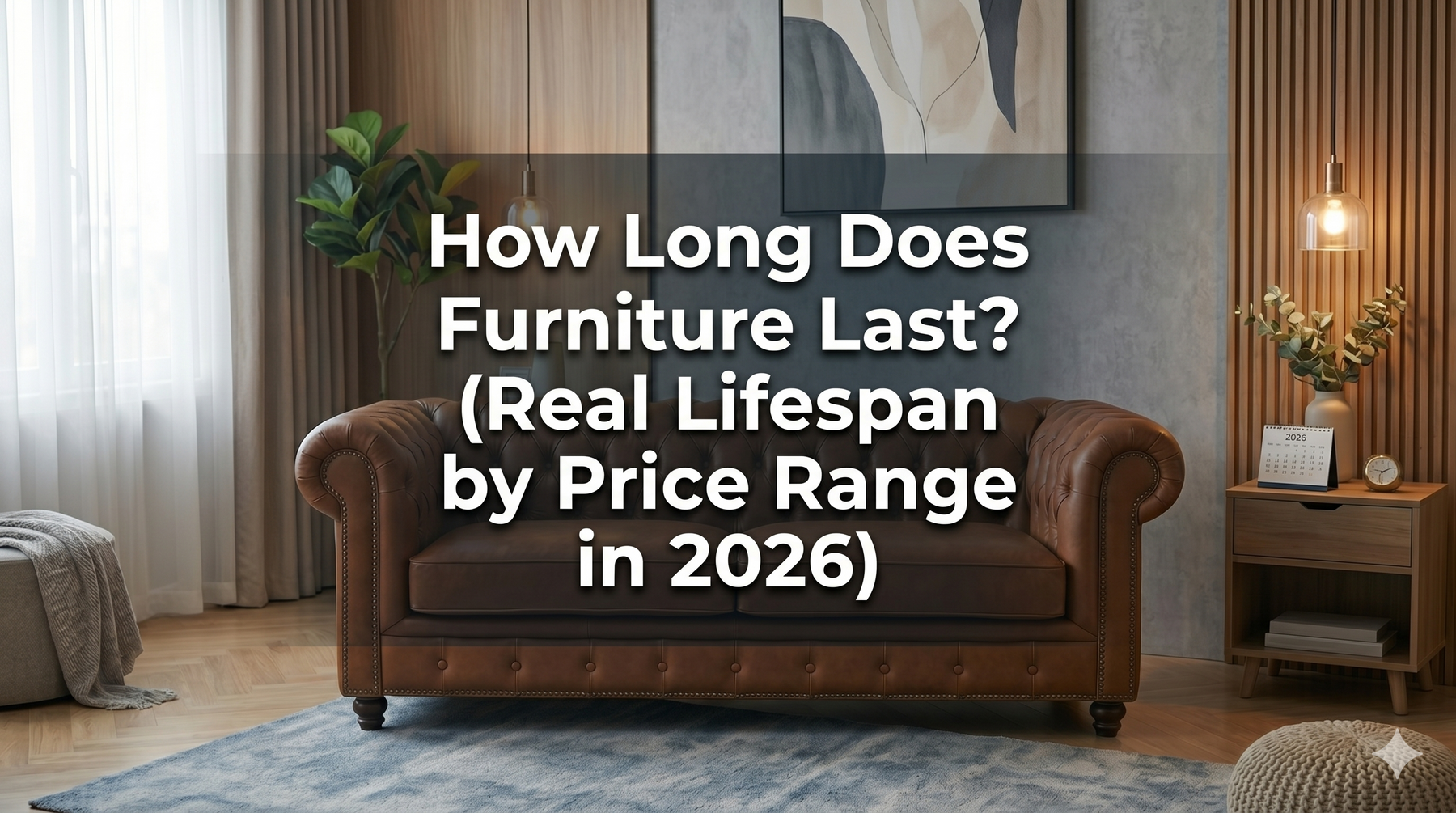 How Long Does Furniture Last? (Real Lifespan by Price Range in 2026)