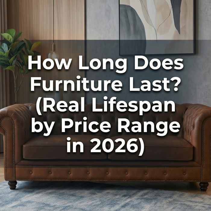 How Long Does Furniture Last? (Real Lifespan by Price Range in 2026)