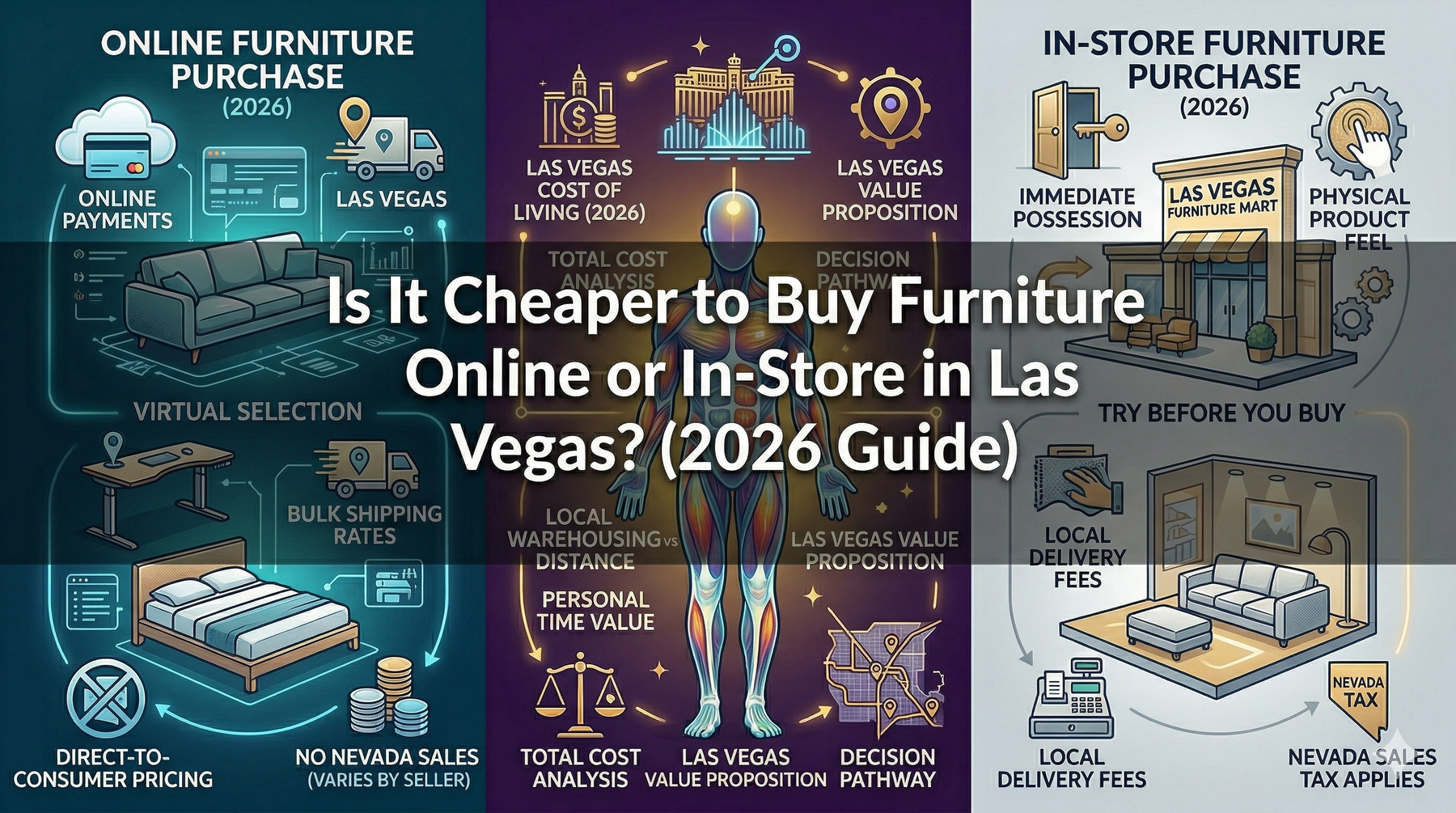 Is It Cheaper to Buy Furniture Online or In-Store in Las Vegas? (2026 Guide)