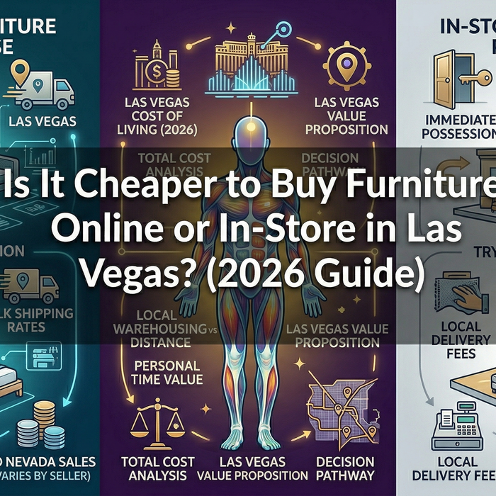 Is It Cheaper to Buy Furniture Online or In-Store in Las Vegas? (2026 Guide)