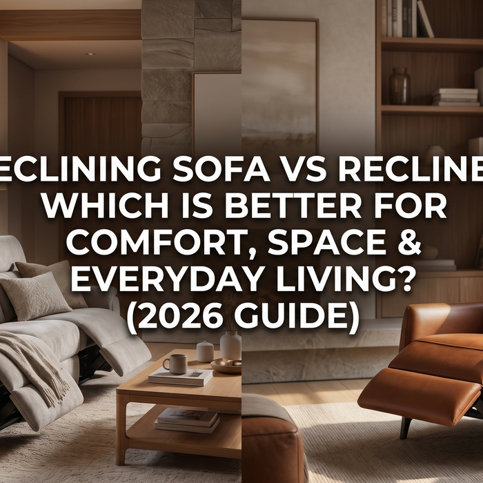 Reclining Sofa vs Recliner: Which Is Better for Comfort & Space?