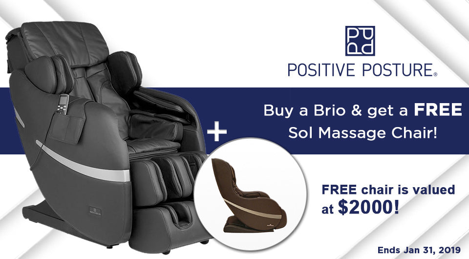 Buy a Brio & get a Sol Massage Chair Free!