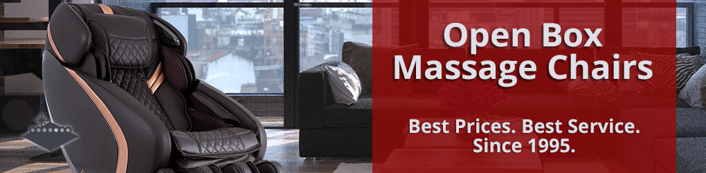Open Box & Floor Model Massage Chairs - Luxury Wellness at Outlet Prices
