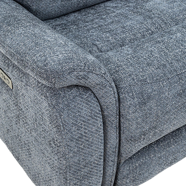 Mattheus Power Sectional with Console + 2 Recliners - Sectional | Las Vegas Furniture Online - View 14