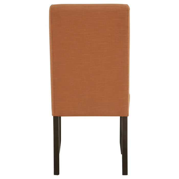 Berning Upholstered Dining Side Chair of 2