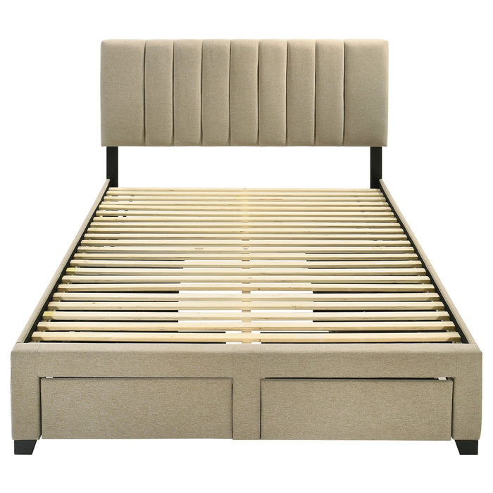 Wheatland Panel Platform Storage Bed