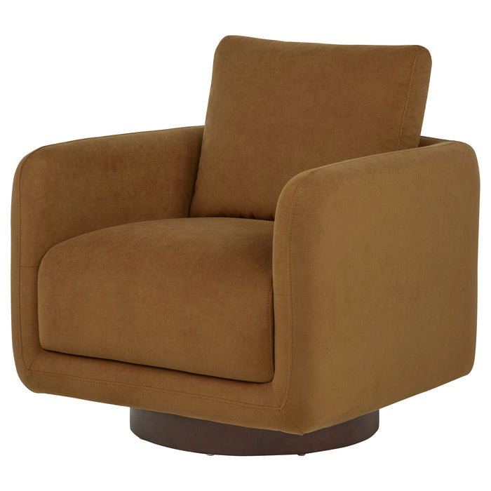 Iris Upholstered Swivel Accent Chair
