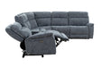 Mattheus Power Sectional with Console + 3 Recliners - Sectional | Las Vegas Furniture Online - View 10