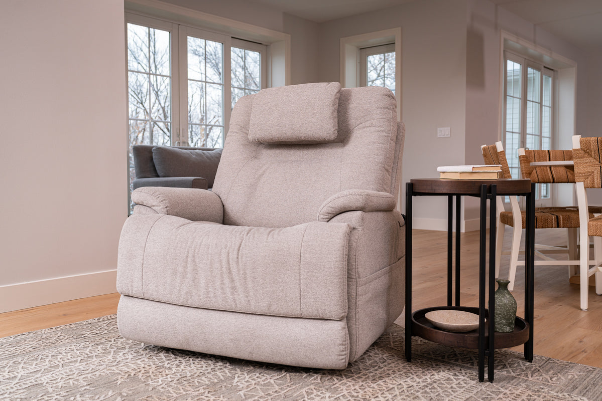 Zecliner Model 2 Sleep Chair - Flexsteel Power Recliner with Adjustabl