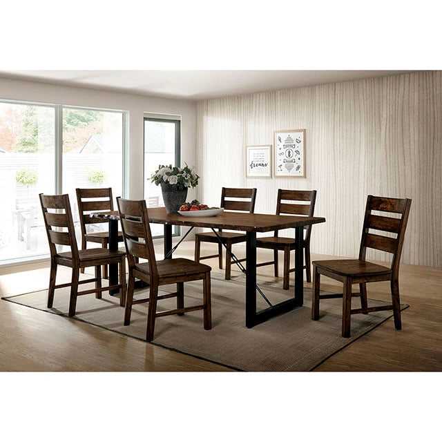 Dulce 6 Pc Dining Table Set w/ Bench - Dining Table Set | Las Vegas Furniture Online - View 3