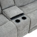 Mattheus Power Sectional with Console + 2 Recliners - Sectional | Las Vegas Furniture Online - View 57