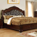 Edinburgh Queen, E.King, & Cal.King Bed Brown Cherry - Bed | Las Vegas Furniture Online