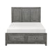 Garretson (3) Queen Platform Bed with Footboard Storage - LasVegasFurnitureOnline.com