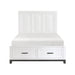 Garretson (3) Queen Platform Bed with Footboard Storage - LasVegasFurnitureOnline.com