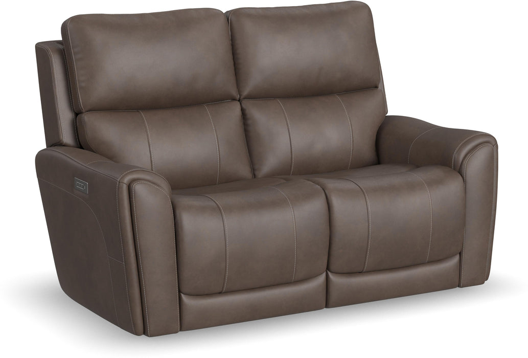 Carter Power Reclining Loveseat with Power Headrests & Lumbar - LasVegasFurnitureOnline.com
