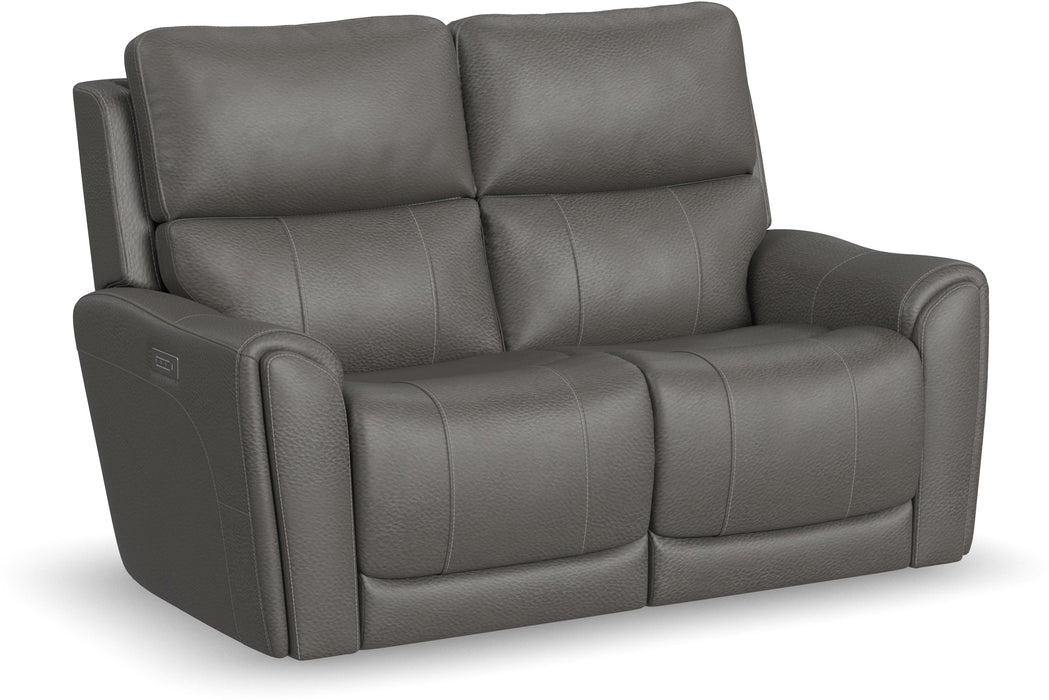 Carter Power Reclining Loveseat with Power Headrests & Lumbar - LasVegasFurnitureOnline.com