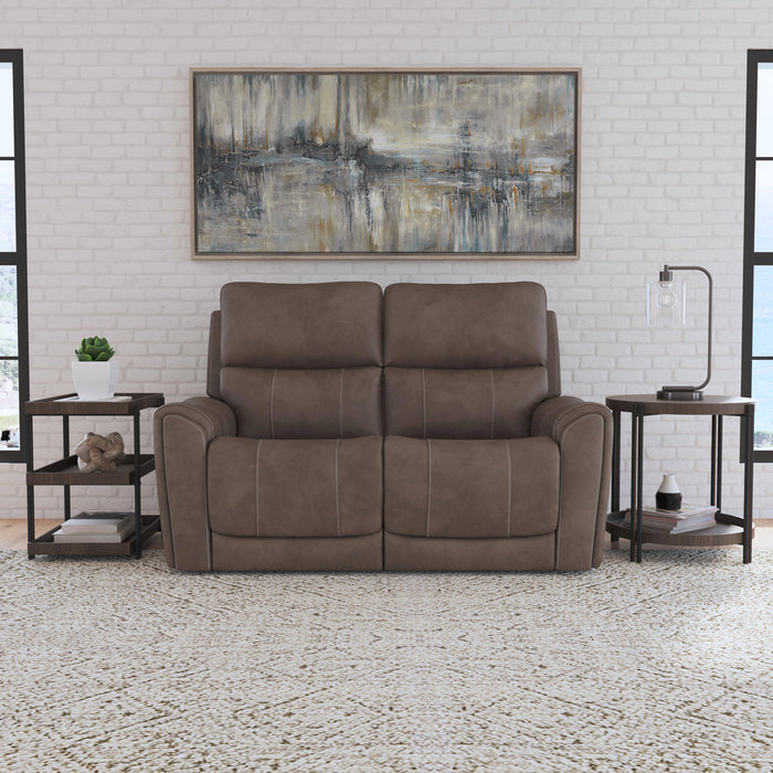 Carter Power Reclining Loveseat with Power Headrests & Lumbar - LasVegasFurnitureOnline.com