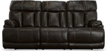 Clive Power Reclining Sofa with Power Headrests & Lumbar - LasVegasFurnitureOnline.com