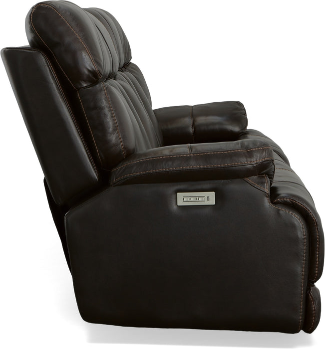 Clive Power Reclining Sofa with Power Headrests & Lumbar - LasVegasFurnitureOnline.com