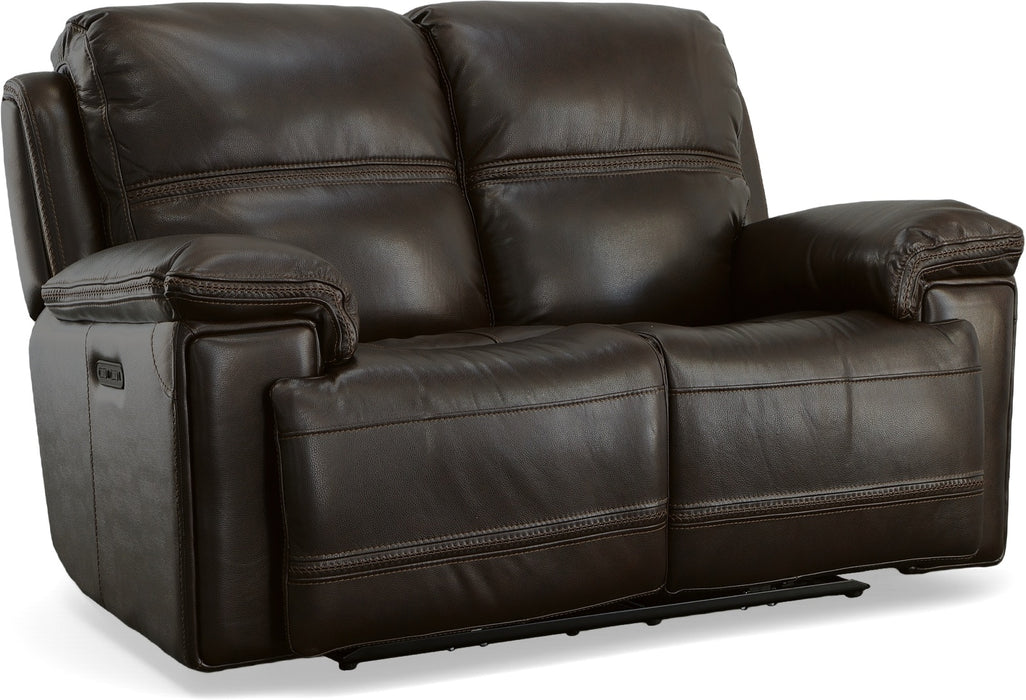 Fenwick Power Reclining Loveseat with Power Headrests - LasVegasFurnitureOnline.com