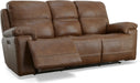 Fenwick Power Reclining Sofa with Power Headrests - LasVegasFurnitureOnline.com