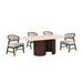 Narvik 5 Pc. Dining Table Set FM37026BR-OT-5PC-WH - Dining Table Set | Las Vegas Furniture Online - View 8