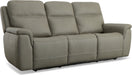Sawyer Power Reclining Sofa with Power Headrests & Lumbar - LasVegasFurnitureOnline.com