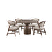 Cirava 5 Pc. Dining Table Set FM37027BR-RT-5PC-WH - Dining Table Set | Las Vegas Furniture Online - View 5