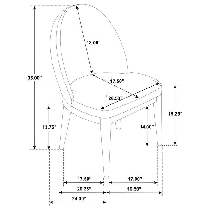 Solano Dining Side Chair of 2
