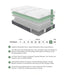Findlay-12" California King Green Tea Gel-Infused Memory Foam Hybrid Mattress image