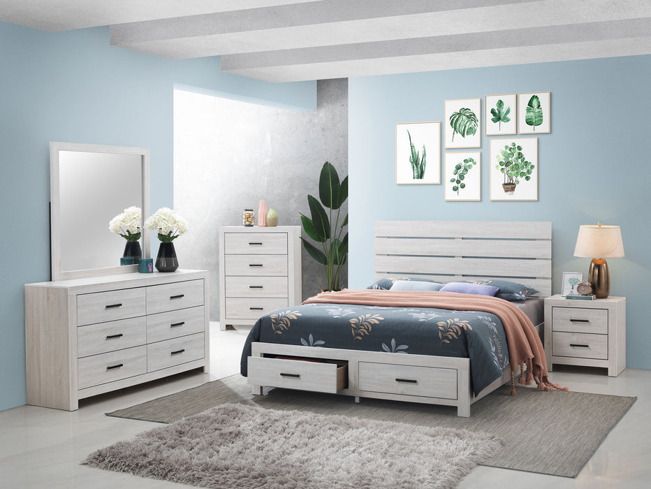 Brantford Wood Storage Panel Bed