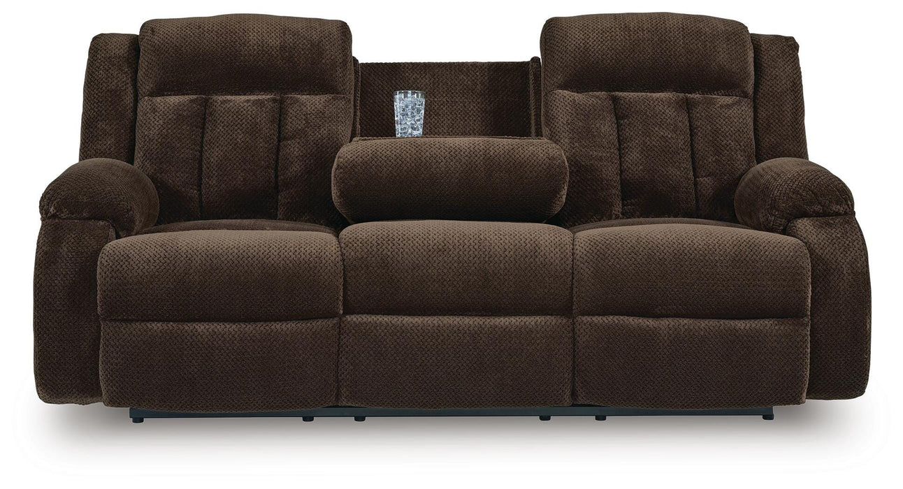 Observation Power Reclining Sofa with Drop Down Table - LasVegasFurnitureOnline.com