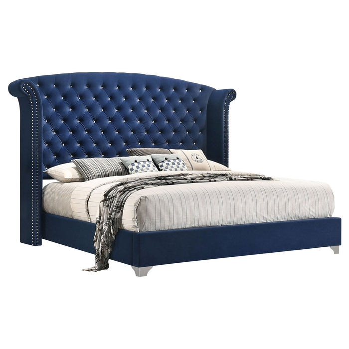 Melody Wingback Bed - LasVegasFurnitureOnline.com