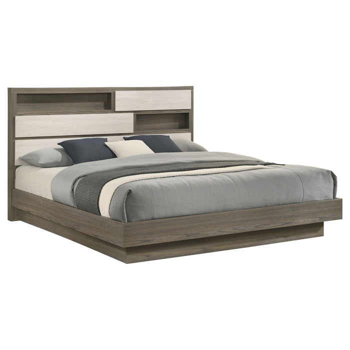 Fenwick Bookcase Platform Bed - LasVegasFurnitureOnline.com