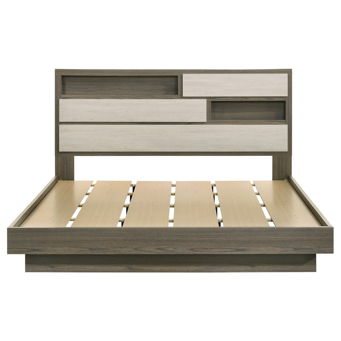 Fenwick Bookcase Platform Bed - LasVegasFurnitureOnline.com