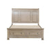 Bethel (3) Eastern King Platform Bed with Footboard Storage - LasVegasFurnitureOnline.com