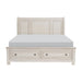 Bethel (3) Eastern King Platform Bed with Footboard Storage - LasVegasFurnitureOnline.com