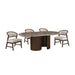 Narvik 5 Pc. Dining Table Set FM37026BR-OT-5PC-WH - Dining Table Set | Las Vegas Furniture Online - View 4